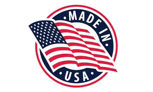Sleep Lean Made in USA logo featuring the American flag and bold text indicating the product is manufactured in the United States.